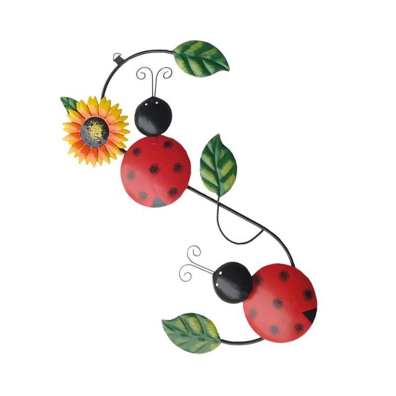 Wrought Iron Wall Hanging Decoration Outdoor Yarn Ornament Courtyard  Crafts Flower Decorations Iron: Statues