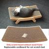 Replaceable Corrugated Cat Scratcher Board Scraper Cat Scratching Board Without Wood Frame Grinding Pet Furniture Protector