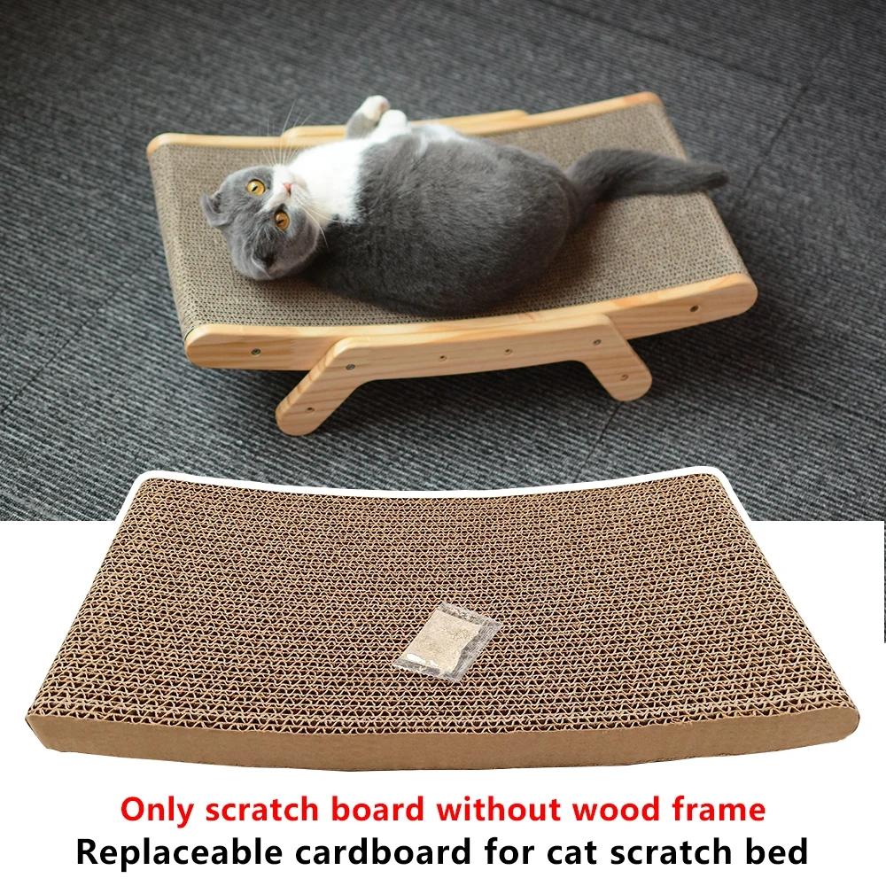 Replaceable Corrugated Cat Scratcher Board Scraper Cat Scratching Board Without Wood Frame Grinding Pet Furniture Protector