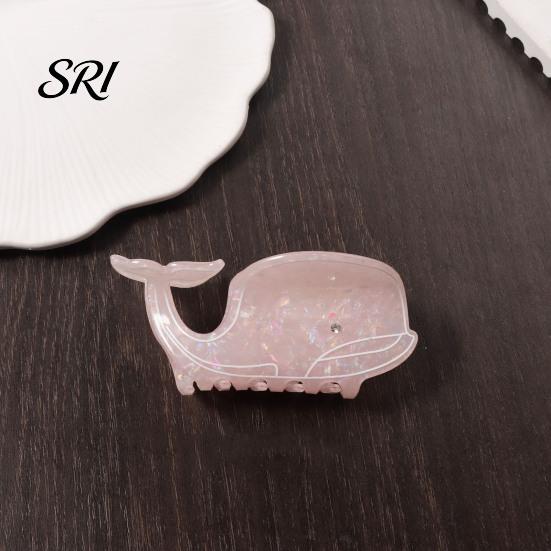 Non Slip Hair Clip Ocean Theme Claw Whale Shell Shape Strong Hold Curly Long Thick Thin Clamp Women Girls Accessories