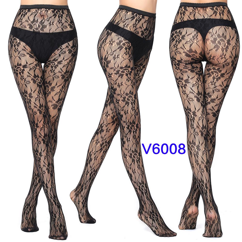 Sexy Black Stockings Large Size Seduction Ins Bow Hollow Fishnet Socks Bottom Socks Oversized Mesh Socks