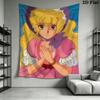 Lady Lovely Locks Wall Tapestry Aesthetic Wall Hanging Printed Fabric Blanket Decorative Tapestries for Bedroom Living Room Home Decor
