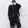 Herren Sets Schwarze Hoodies+Hosen Punk Grafik Reißverschluss Kapuzenpullover Cargohose Herren Übergroß Locker Streetwear Anzüge