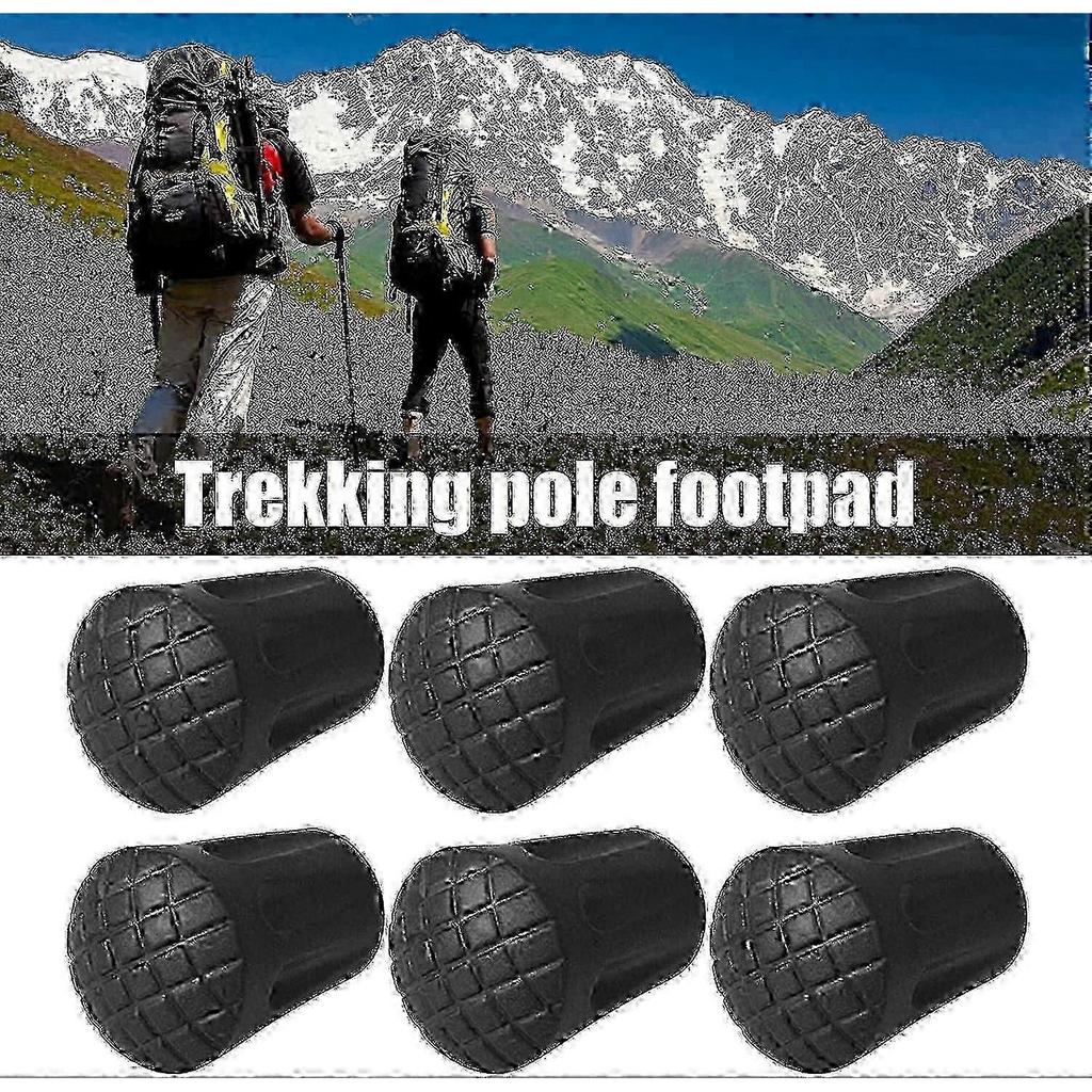 2026 Hot!! 2 Pcs Hiking Pole Replacement Tips | Trekking Pole Replacement Tips For Hiking Poles 6pcs - Hiking Sticks Caps Ends Replacement Tip Protect