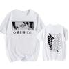 Attack On Titan Japanese Anime T-Shirts For Men And Women, Printed Cotton Short Sleeve T-Shirts, Oversized Fashion T-Shirts