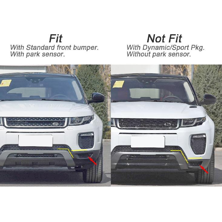 Left Driver Front Bumper Lower Trim Grille Fit For 2016-2019 Range Rover Evoque