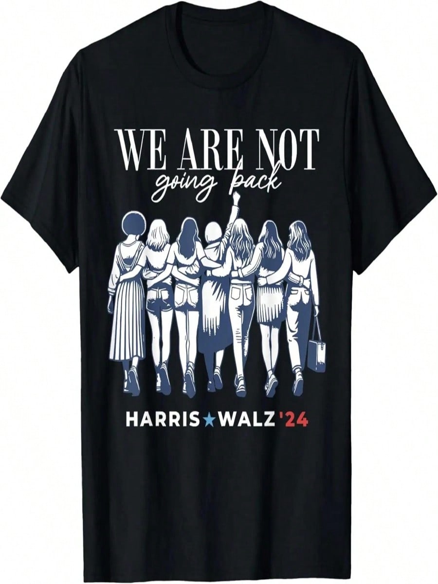 Женская футболка Harris Waltz 2024 Tim Waltz 24 Мы не вернемся S разноцветный