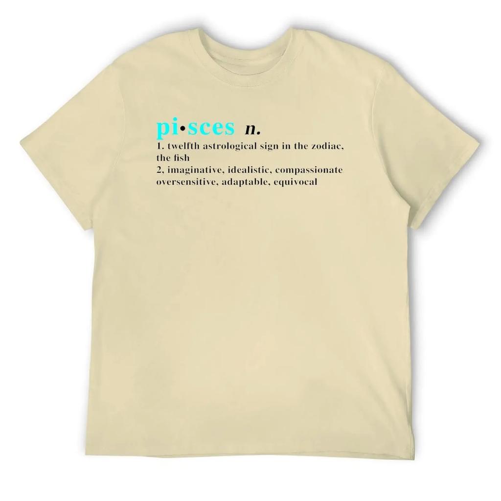 Pisces Twelve Constellation (3) Harajuku T-shirt Motion Top Tee Novelty Casual Leisure Eur Size