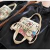 New Large Capacity Shoulder Bags Fashion Letter Painted Canvas Crossbody Bags Tote Bags Birthday Gifts