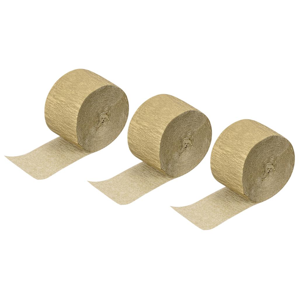 3/5pcs Crepe Paper Streamer Crepe Paper Decoration 82ft Long for Birthday Party Wedding Thanksgiving Christmas Decorations DIY