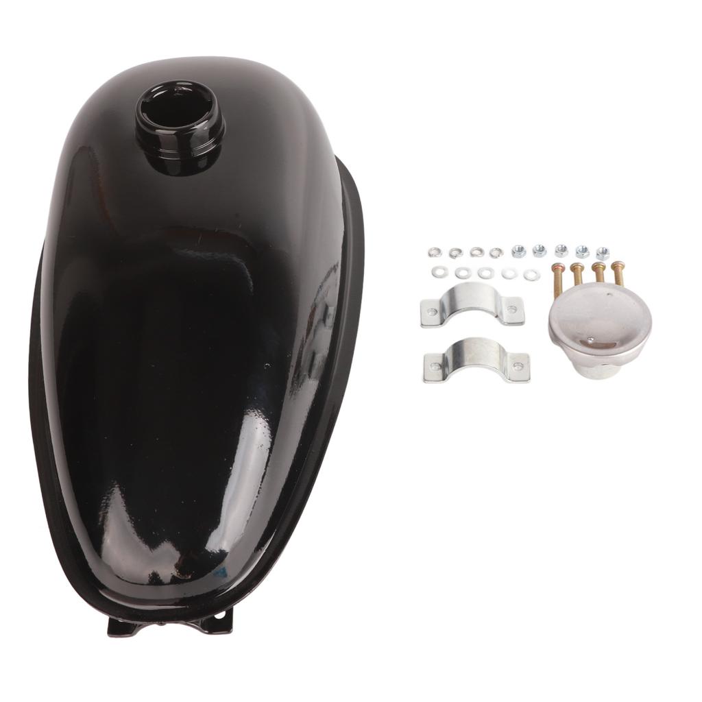 4L Fuel Gas Petrol Tank Aluminum Alloy Polished for 49 To 80CC Motorcycles Electric Bicycles