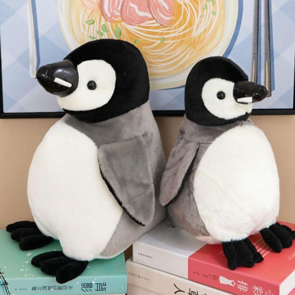 PP Cotton Simulation Penguin Plush Toy Fluffy Penguin Plush Doll  Birthday Parties