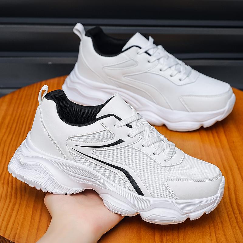 Великий Розмір 50 Платформа Кросівки для Ходьби Чоловічі Висока Якість Вуличні Спортивні Баскетбольні Кросівки для Чоловіків Чорні Повсякденні Кросівки для Бігу Чоловічі