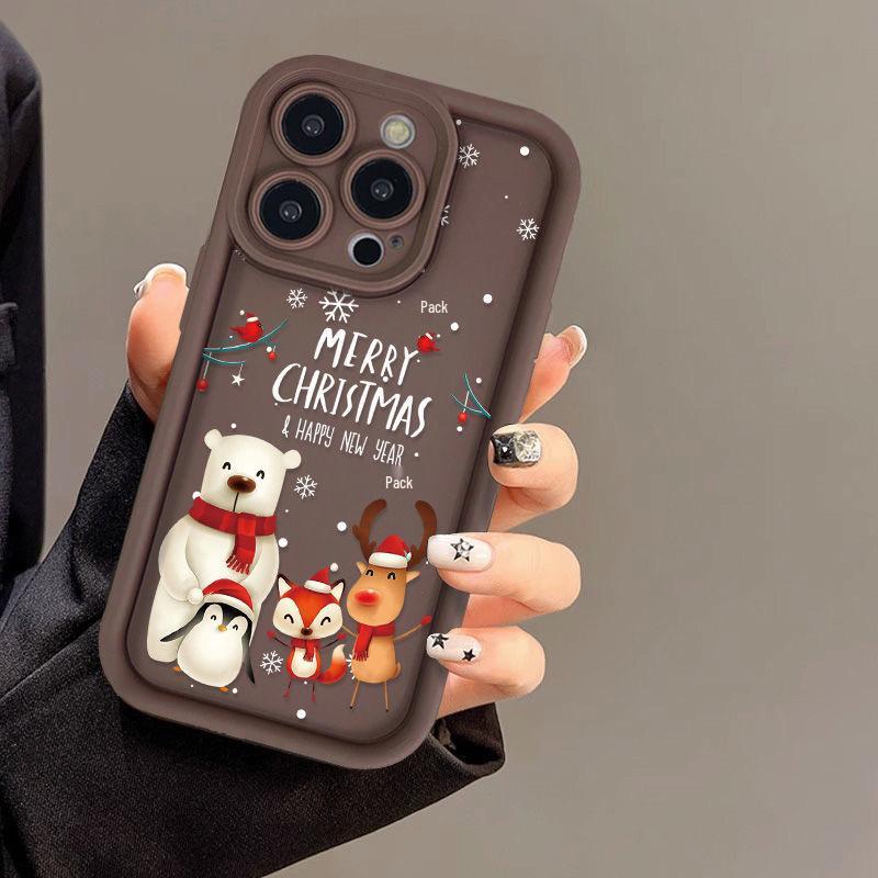 Christmas Party Apple Phone Case for iPhone 12-16, Cute & Stylish