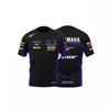 (L) Nuova T-shirt Estiva Casual da Lavoro Uniforme da Gara Motochross 2024 GYTR r1m da Uomo, Progettata specificamente per gli appassionati Yamaha