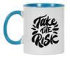 Inkdotpot 11oz Ceramic  Coffee  Mug  Take The Risk Positive Inspirational Quotes Gift For Employee Boss Coworkers