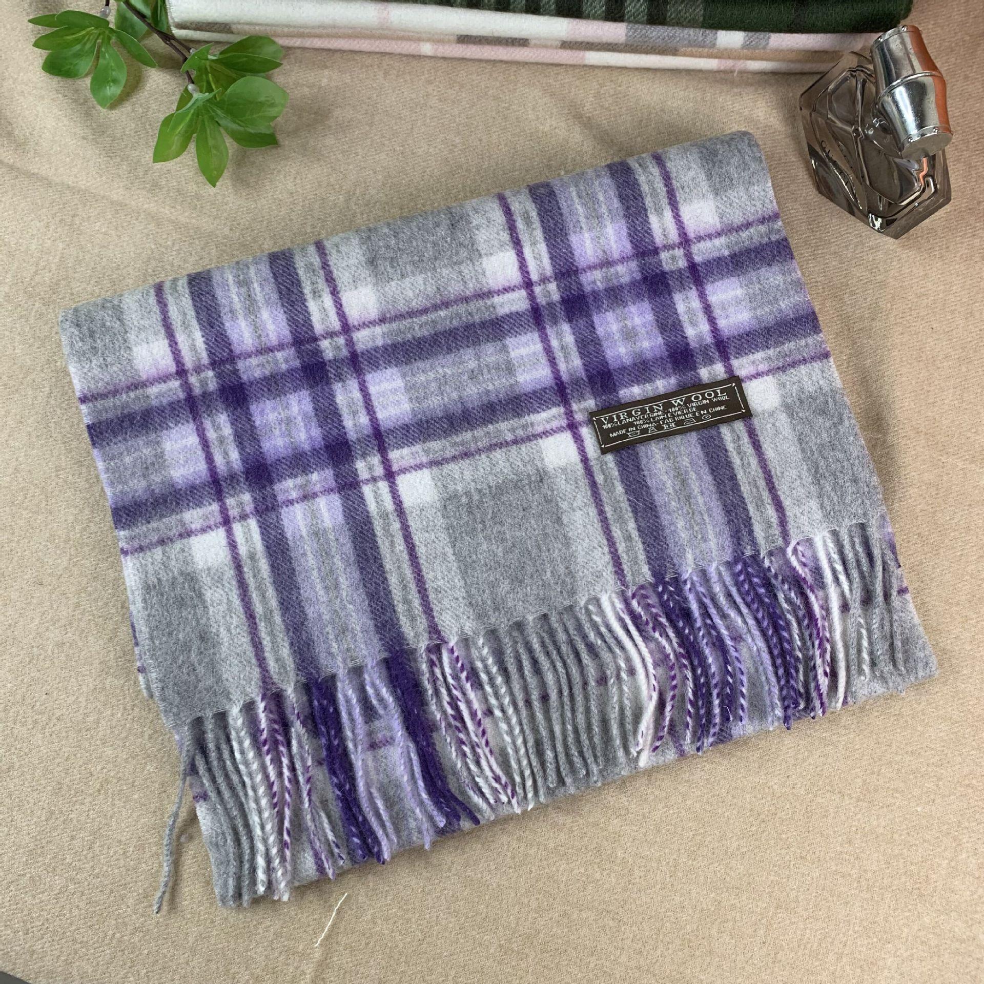 

One Pure Wool Scarf Класичний британський шарф Unisex Парний термошарф 188*32cm