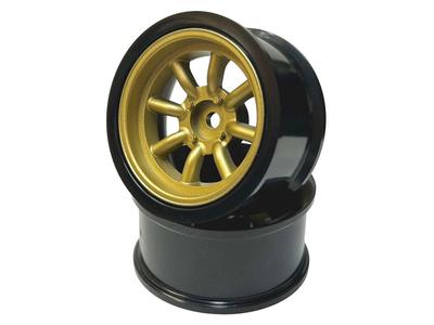 Watanabe Type Wheel Offset 8 Gold Set of 2 (Fifteen Series)