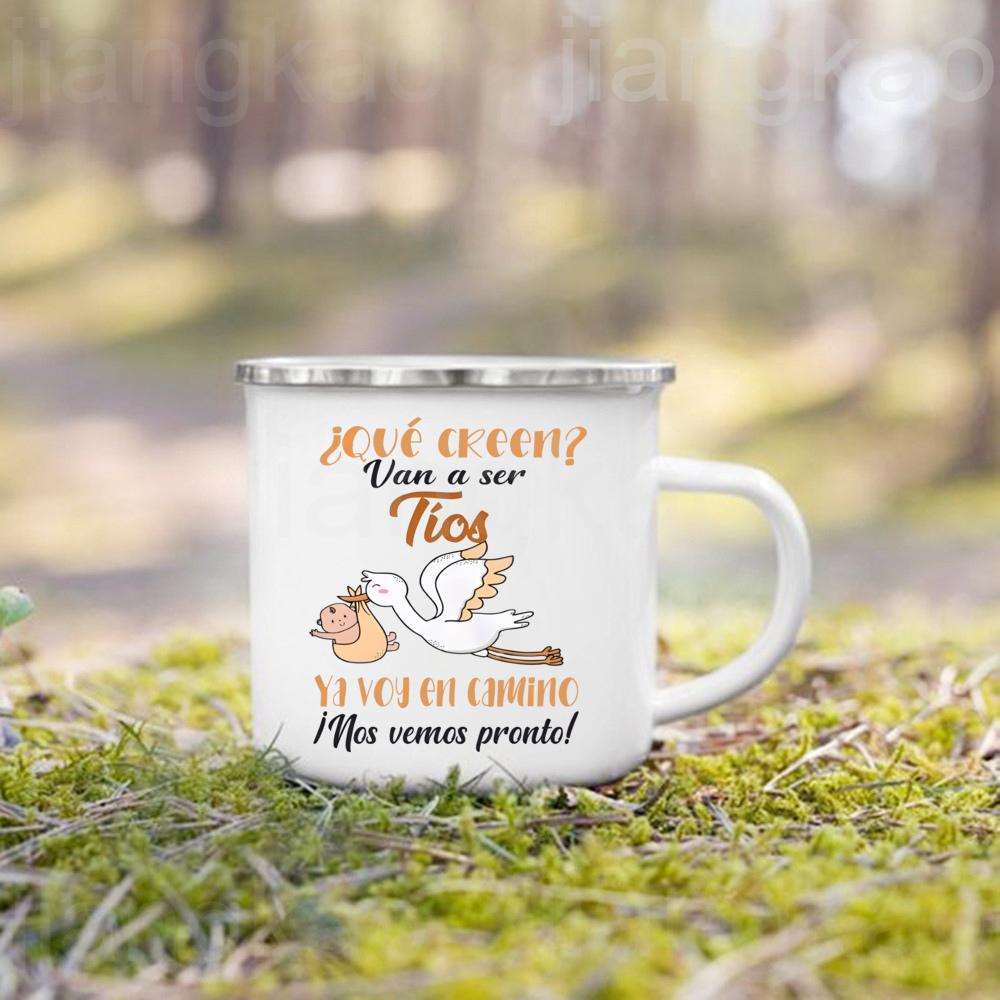 Ihr werdet Großeltern Tante Papa Baby Unterwegs Aufdruck Tasse Schwangerschaftsankündigung Kaffeetasse Baby Enthüllungs Tassen für die Familie
