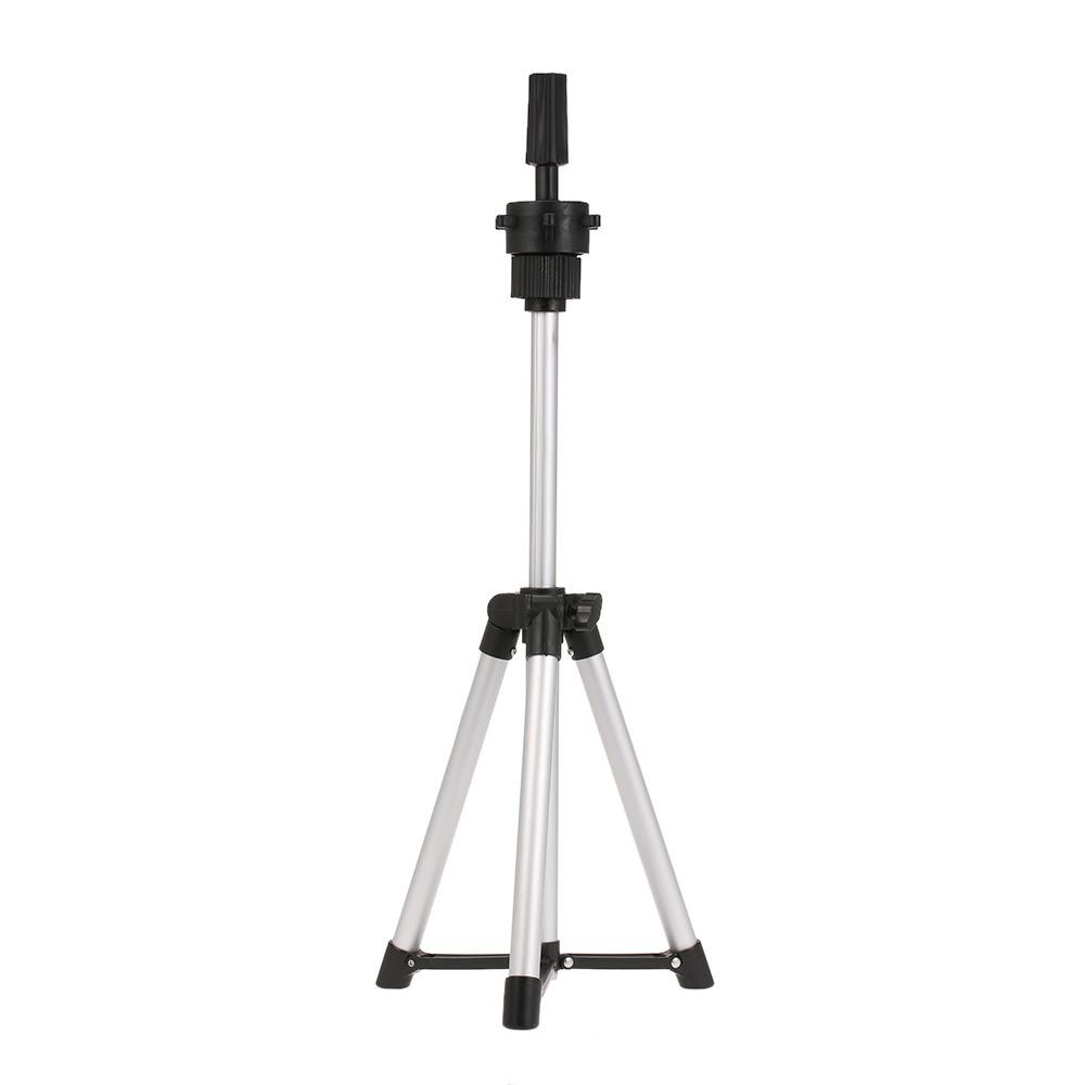 Adjustable Height Wig Stand Tripod Aluminum Alloy Wig Tripod Stand For Hair Salon