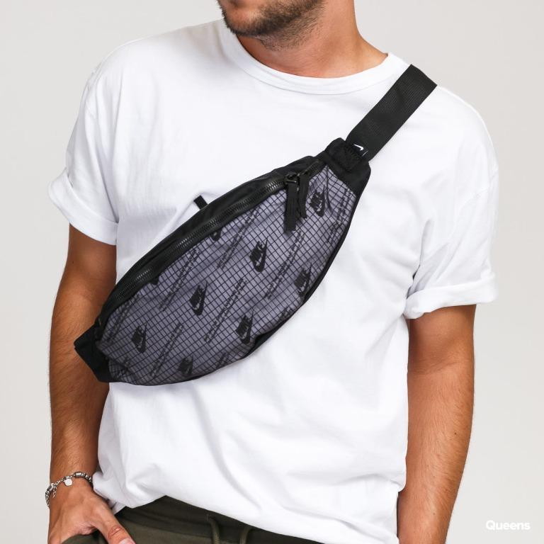 New Nike Nylon Fabric Sling Bag Crossbody Bag Fanny Pack Regular Unisex Black CK7446-010