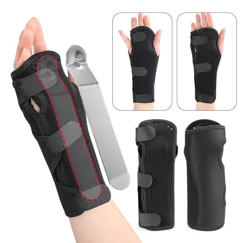 026 1Pc Size L Wrist Support Brace Adjustable Breathable Wrist Guard for Sports Injury Prevention Recovery