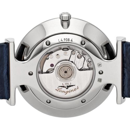 Longines Men's LA GRANDE CLASSIQUE Automatic Watch, Water Resistant, Sapphire Crystal, Blue Dial, Stainless Steel, L4.908.4.94.2, Blue