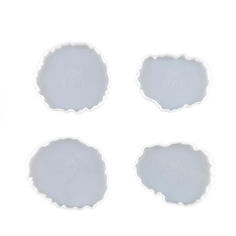 1Pcs Wave Coaster Table Mold Silicone Diy Baking Mirror Resin Cloud Epoxy Mold
