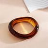 DIEZI Hip Hop Irregular Resin Acrylic Gem Stone Bangles Ethnic Geometric Wide Cuff Bangles For Women Men New Bracelet Jewelry
