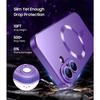 Coque de Protection - E.F.Connection - iPhone 17 Pro Max - avec Cercle Magnétique Violet - 2 Vitres