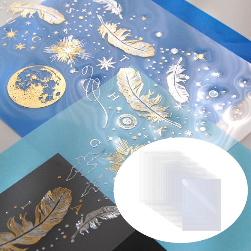 Pack Of 60 Functional Clear File Envelopes Organizers For Neat Workspaces 6XDE