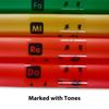 8Pcs Musical Sound Tube Colorful Set 8 Tones Sound Tube Percussion Instrument Birthday Gift Musical Sound Tube Kit for
