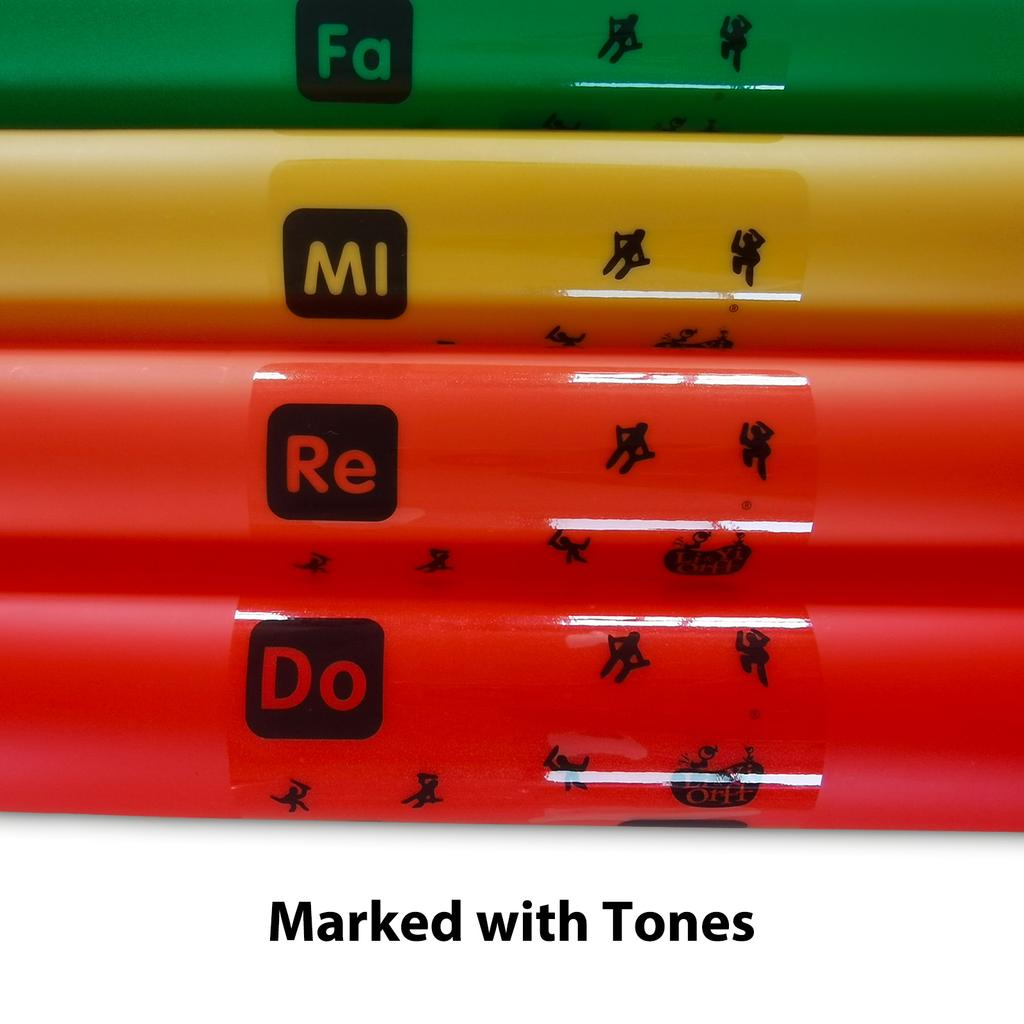 8Pcs Musical Sound Tube Colorful Set 8 Tones Sound Tube Percussion Instrument Birthday Gift Musical Sound Tube Kit for