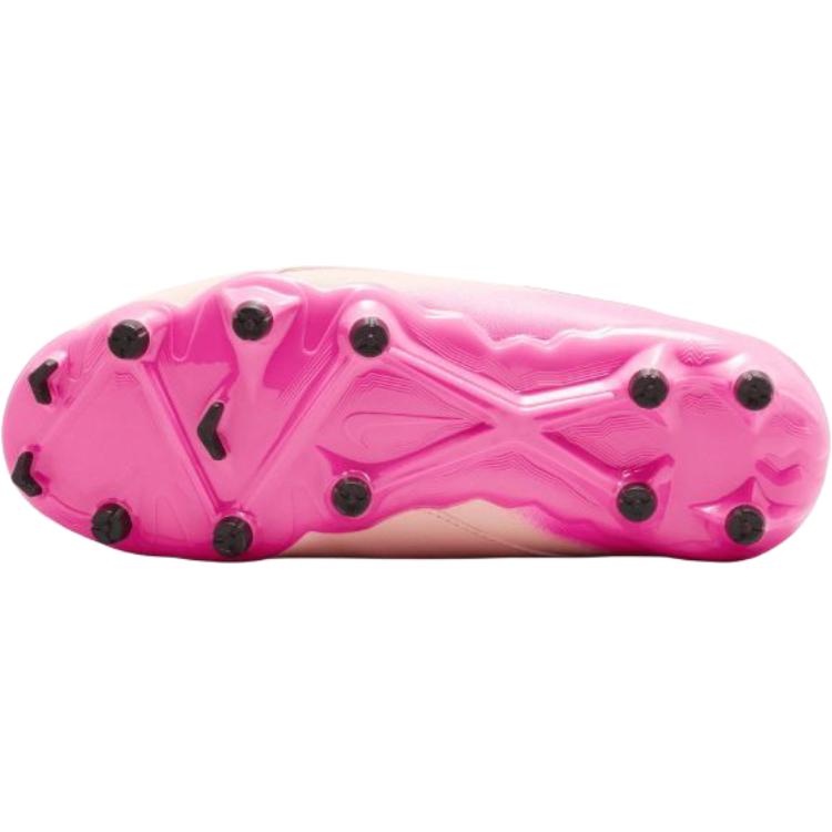 Nike Phantom GX 2 Leather Slip Resistant Abrasion Resistant Low Top Kids' Soccer Shoes Pink/Purple/Black Kids' FD6722-800