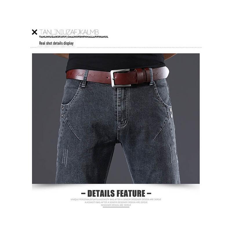 TUCANO Men's Summer Straight Slim-Fit Jeans