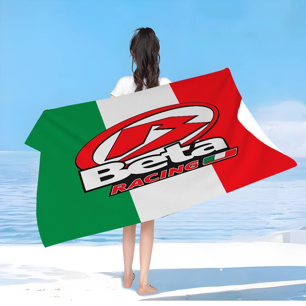 B-Beta Motorcycles Microfiber Beach Towel Absorbent Quick Dry Soft Yoga Swimming Resort Mountain Climbing Towel