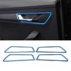 For Skoda Karoq 2017- Car Interior Central Console Part Refit Trim Stainless Steel Accessories Decoration Modify