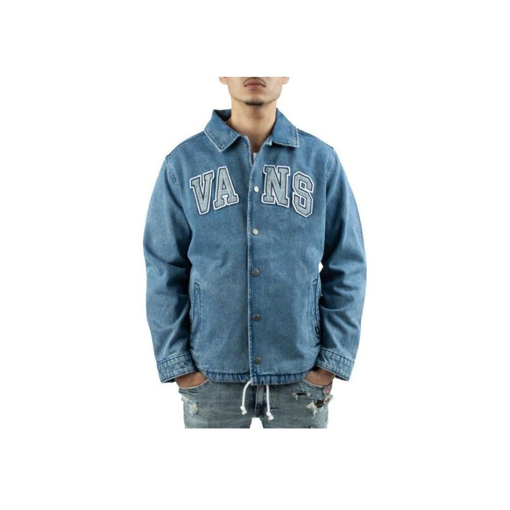 New Vans Denim Jackets Men's Washed Blue VN0007WN7W6
