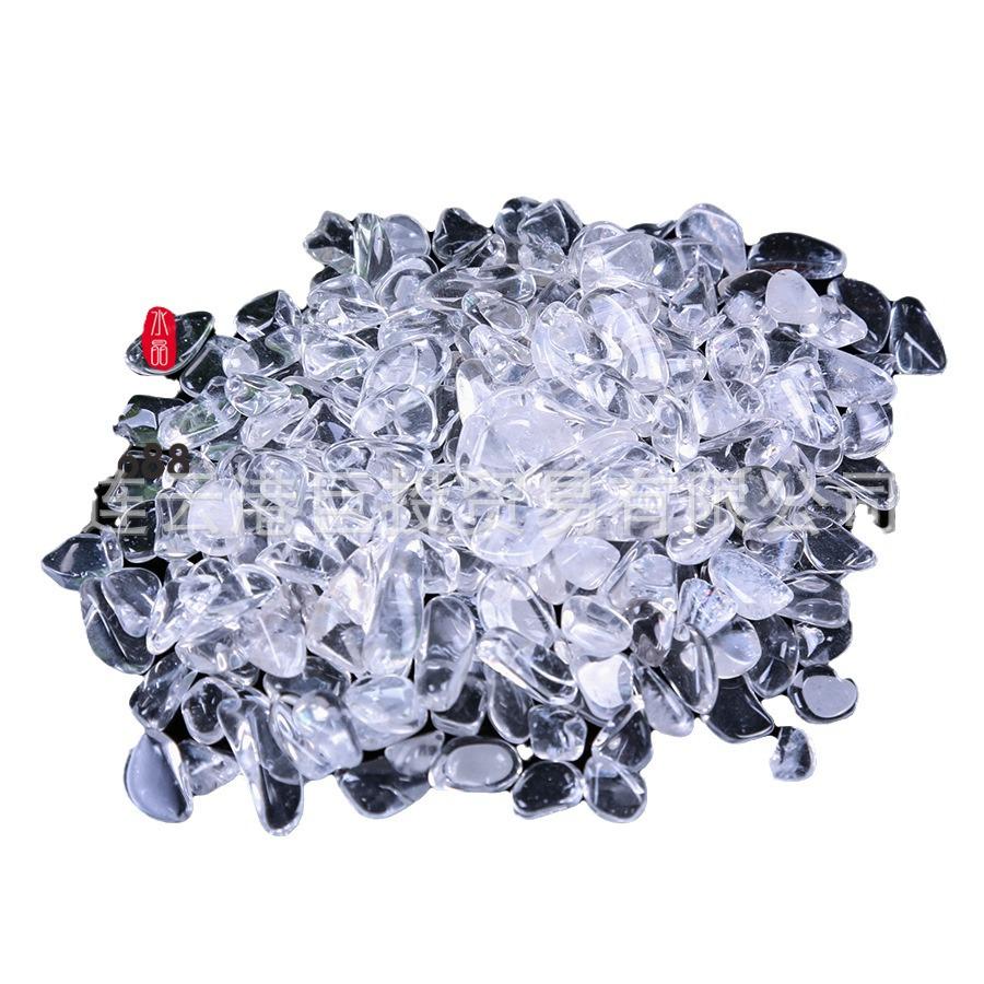 Natural Azeztulite Crystal Pieces - Transparent White Quartz Crushed Stone Ornament