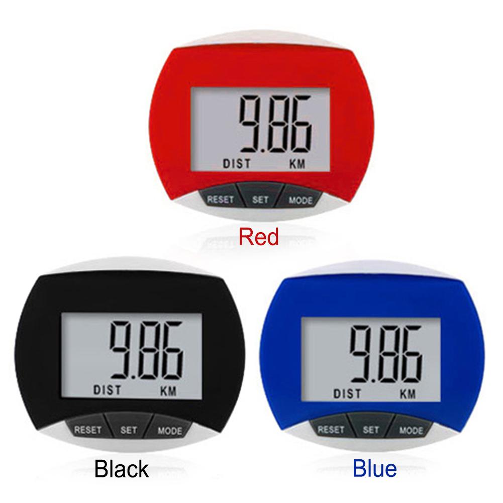 Walking Step Counter Built-in Clip Walking Distance Step Pedometer LCD Display Multi-Function for Men Women Kids Adults Seniors