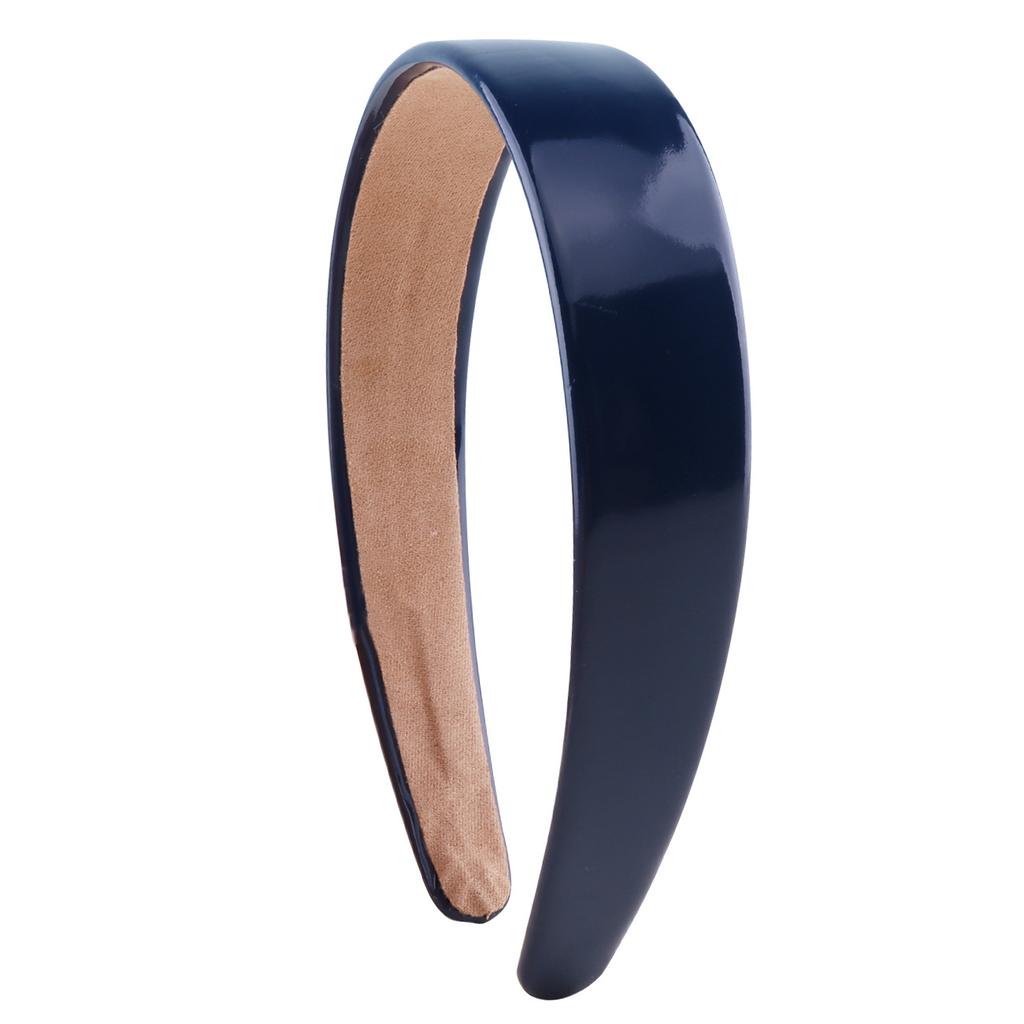 Women's PU Leather Headband 3cm Wide Non-Slip Fashion Hair Accessories for Kids and Girls Children Party Headwear Hairbands