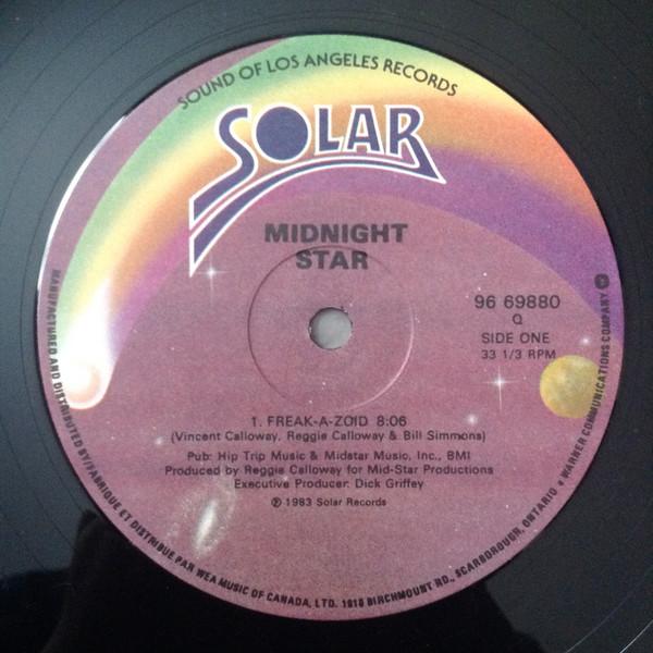 

12inch Record MIDNIGHT STAR - Freak-A-Zoid 9669880 Solar 1983 Canada Soul/Funk Used