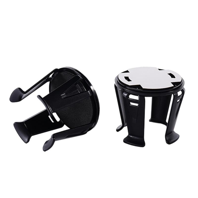 1 par bilkoppholdere Universal bilinteriør drikkevareholder Selvklebende koppoppbevaringsstativ Multifunksjonell koppflaskeholder