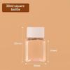 Transparent Refillable Plastic Bottle 15ml 30ml 50ml 100ml 250ml 500ml White Cap Leakproof for Essential Oil Perfume Storage