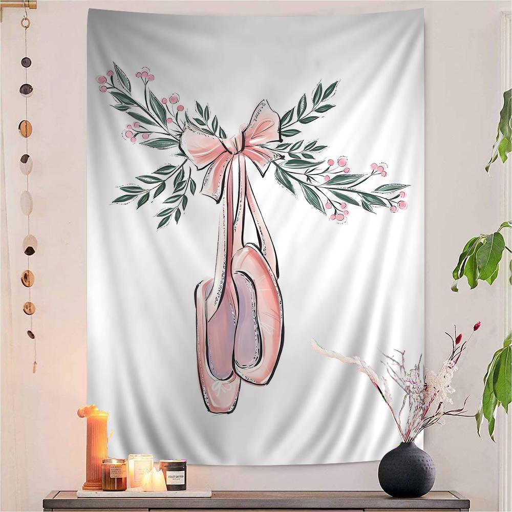 Nordic Ballet Princess Nursery Hanging Bohemian Tapestry Hanging Tarot Hippie Wall Rugs Dorm Japanese Tapestry