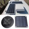 Ventilador Exaustor Solar 20W Versátil de Alta Eficiência Monocristalino Alimentado a Energia Solar para RV Iate