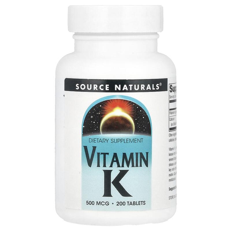 Vitamin K, 500 Mcg, 200 Tablets