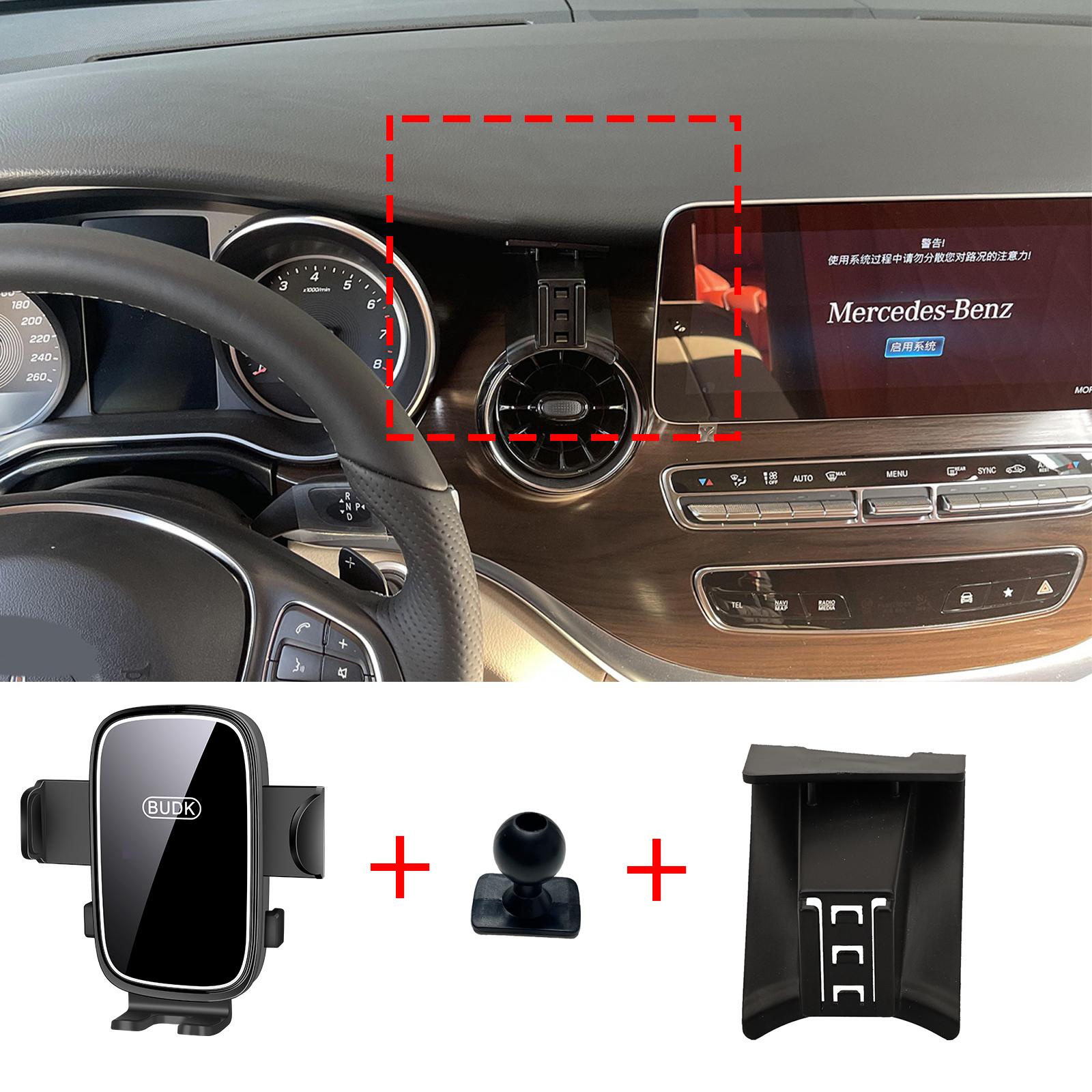 

Автомобільний тримач для мобільного телефону для Mercedes Benz V250 V260 W447 V-класу 2016~2025 Навігаційний кронштейн Стійка для навігації Автоаксесуари
