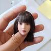 1/6 Scale Female Head Sculpt Beauty Girl Mandy Rooted Hair Head Carving 12 Inch Female PH TBL JO Action Figure Body (Brown Pig Tail)