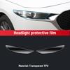 Transparent TPU For MAZDA 3 -2024 Car Center Console Media Dashboard Navigation Anti-scratch Protector Interior Film